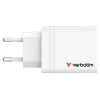 Verbatim 49700 universal blanco AC cargador de carga rápida para interior