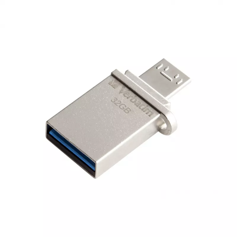 Verbatim Store 'n' Go OTG memoria USB Micro 32 GB USB Type-A / Micro-USB 3.2 Gen 1 (3.1 Gen 1) plata
