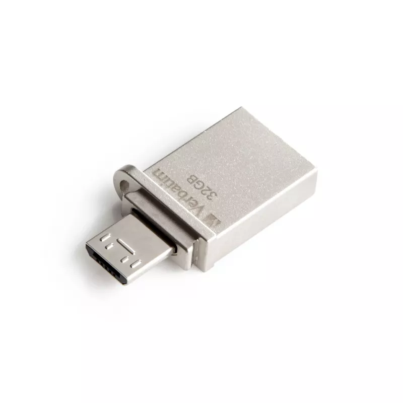 Verbatim Store 'n' Go OTG memoria USB Micro 32 GB USB Type-A / Micro-USB 3.2 Gen 1 (3.1 Gen 1) plata