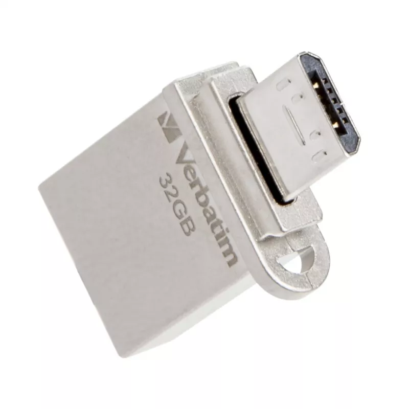 Verbatim Store 'n' Go OTG memoria USB Micro 32 GB USB Type-A / Micro-USB 3.2 Gen 1 (3.1 Gen 1) plata
