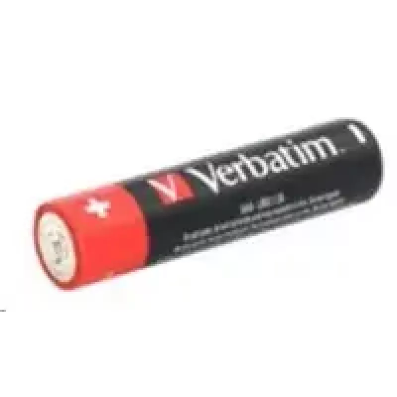 Verbatim pilas alcalinas AAA, 1,5V, 10 uds. Verbatim negro / V49874