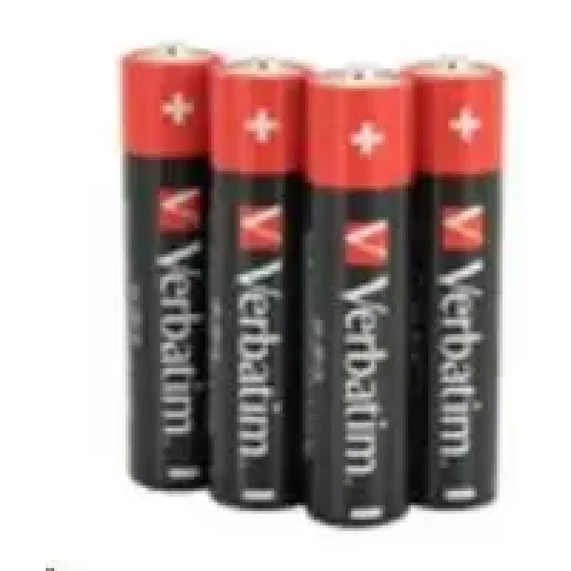Verbatim pilas alcalinas AAA, 1,5V, 10 uds. Verbatim negro / V49874