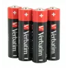 Verbatim pilas alcalinas AA, pila desechable, AA, alcalina, 1,5 V, 10 uds., negro, rojo