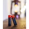 Verbatim pilas alcalinas AA, pila desechable, AA, alcalina, 1,5 V, 10 uds., negro, rojo