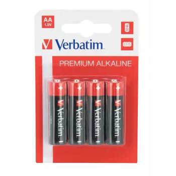 Pilas alcalinas AA Verbatim 49921V