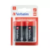 Verbatim pilas alcalinas D, pila desechable, alcalina, 1,5 V, 2 uds., multicolor, 34,2 mm