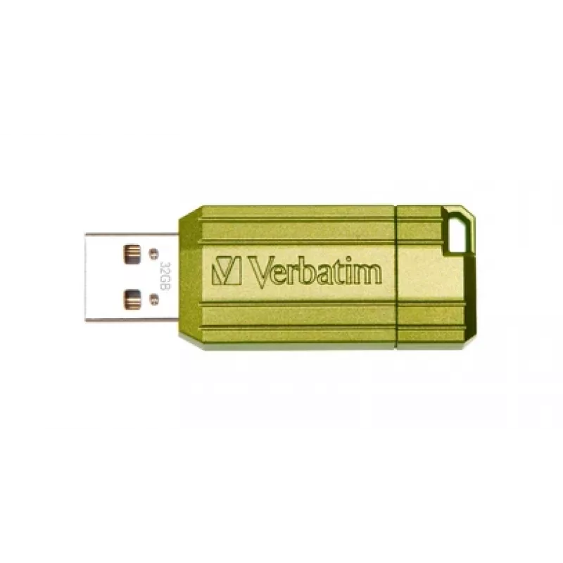 Verbatim PinStripe 3.0 – unidad USB 3.0 32 GB – verde eucalipto