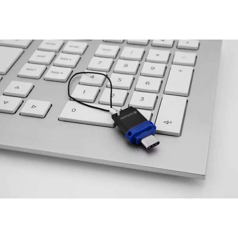 Verbatim Dual - unidad USB 3.0 32 GB - USB-C / USB-A - azul