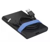 Verbatim Store'N'Go kit de carcasa HDD/SSD negra, azul 2,5