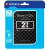 Verbatim Store 'n' Go USB 3.0 Disco duro 2TB Negro, 2 TB, 3.2 Gen 1 (3.1 Gen 1), 5400 rpm, Negro