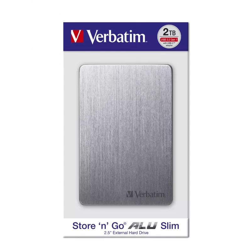 Verbatim Store 'n' Go ALU Disco duro portátil ultrafino 1TB Space Grey
