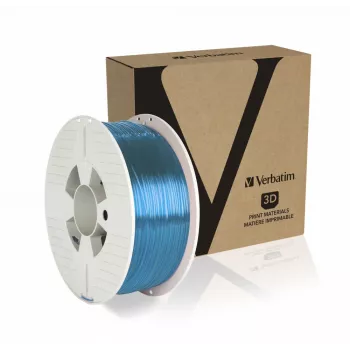 Verbatim 55056 material de impresión 3D tereftalato de polietilenglicol (PETG) azul, transparente 1 kg