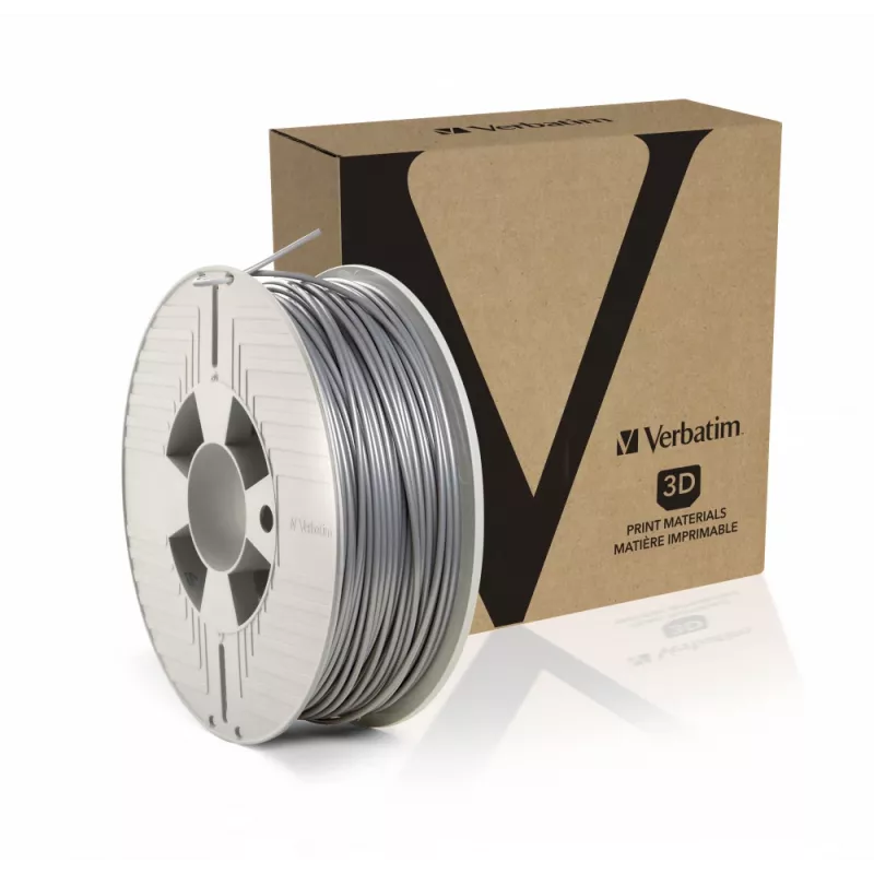 Verbatim 55329 material de impresión 3D ácido poliláctico (PLA) plata 1 kg