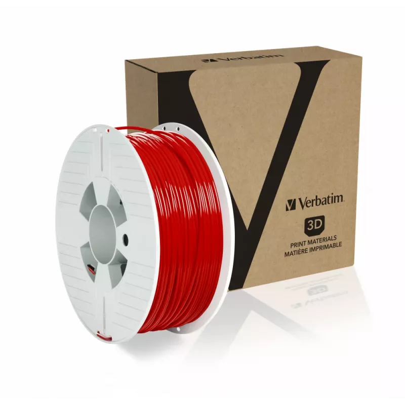 Verbatim 55330 material de impresión 3D ácido poliláctico (PLA) rojo 1 kg