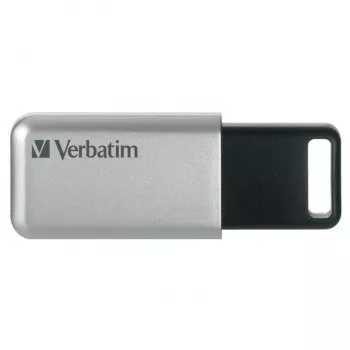 Verbatim Secure Pro - Memoria USB 3.0 64 GB - Plata