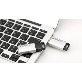 Verbatim Secure Pro - Memoria USB 3.0 64 GB - Plata