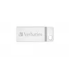Memoria USB VERBATIM Metal Executive 16 GB, USB 2.0 Type-A, plata, sin tapa