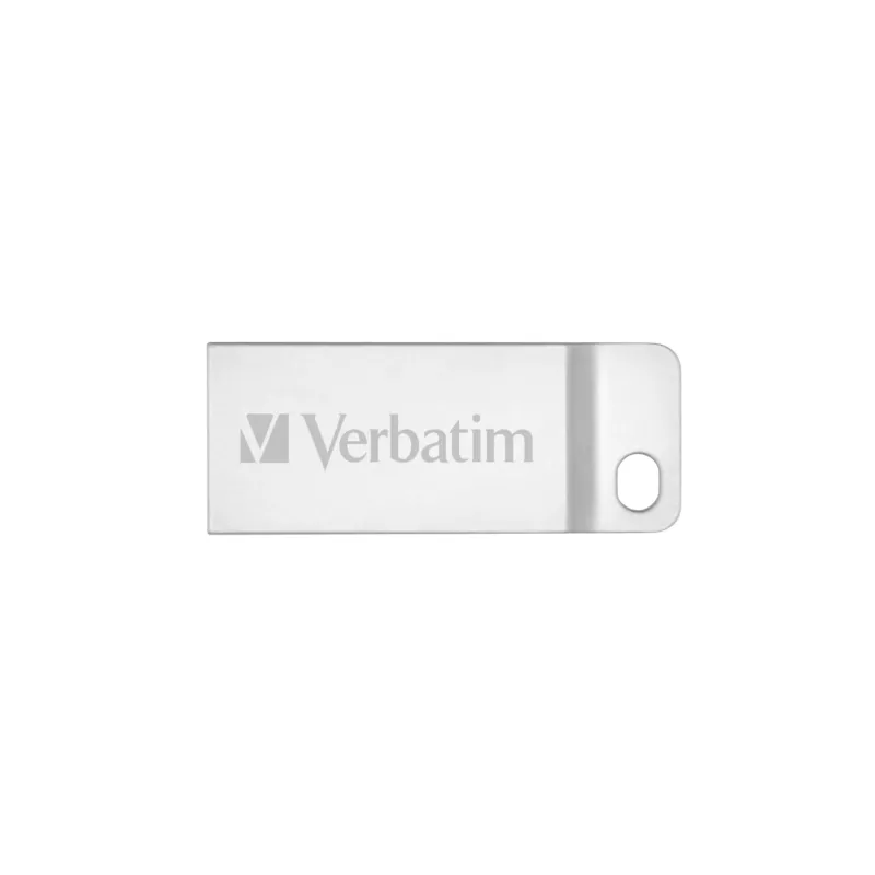 Verbatim Metal Executive - Memoria USB 32 GB - Plata, 32 GB, USB Type-A, 2.0, sin tapa, 3,6 g, Plata
