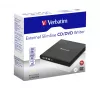 Verbatim Slimline Unidad óptica CD/DVD DVD-RW Negra