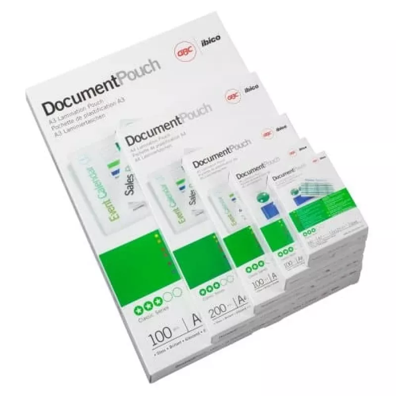 GBC funda de laminar A4 37,5 micras, brillante, transparente, A4, 100 uds.