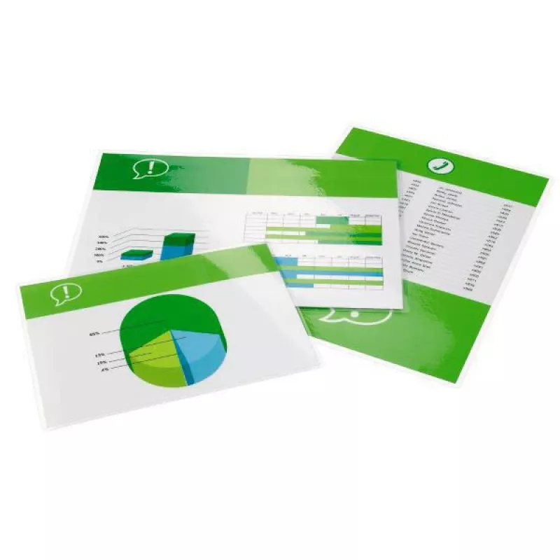 GBC Fundas de laminar A3 75 micras, brillante, transparente, A3, 303 mm, 0,15 mm, 426 mm
