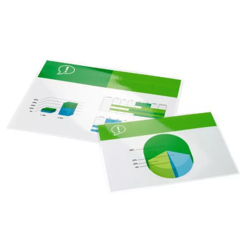 GBC Fundas de laminar A3 75 micras, brillante, transparente, A3, 303 mm, 0,15 mm, 426 mm