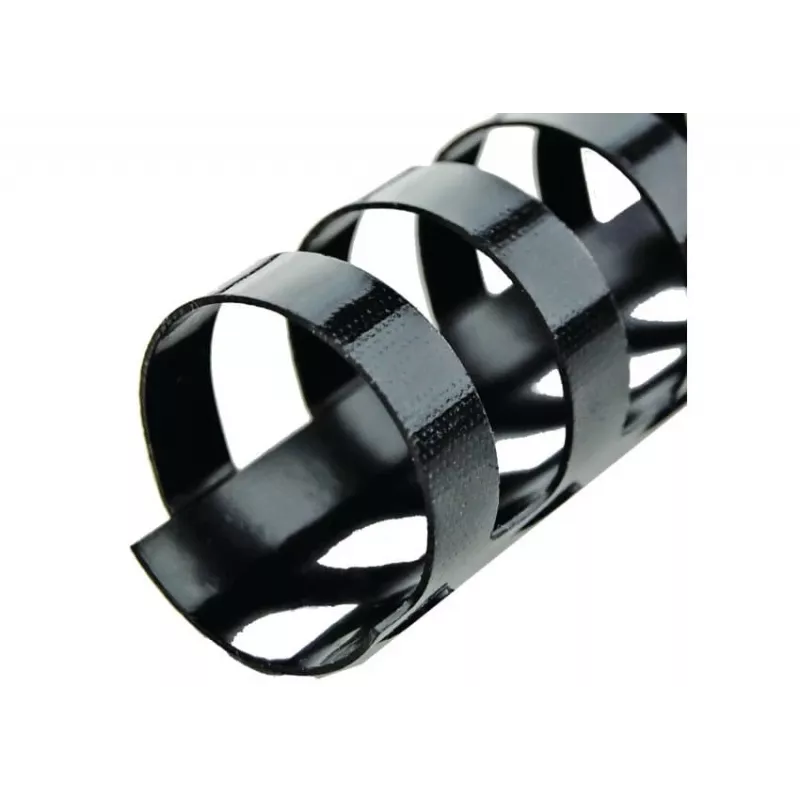 GBC Peines de encuadernar CombBind 19 mm A4 21R, negro, 180 hojas, policloruro de vinilo (PVC), A4, 1,9 cm, 990 g