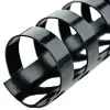 GBC Peines de encuadernar CombBind 19 mm A4 21R, negro, 180 hojas, policloruro de vinilo (PVC), A4, 1,9 cm, 990 g