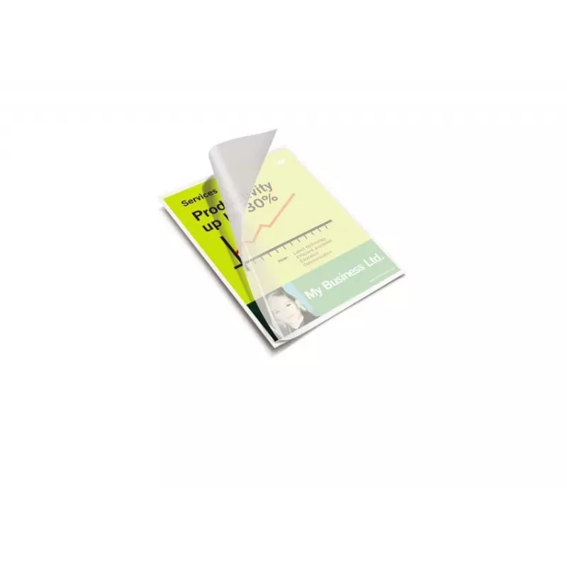 GBC Funda de laminar A4 High Speed 100 micras, brillante, transparente, A4, 0,2 mm, 216 mm, 303 mm
