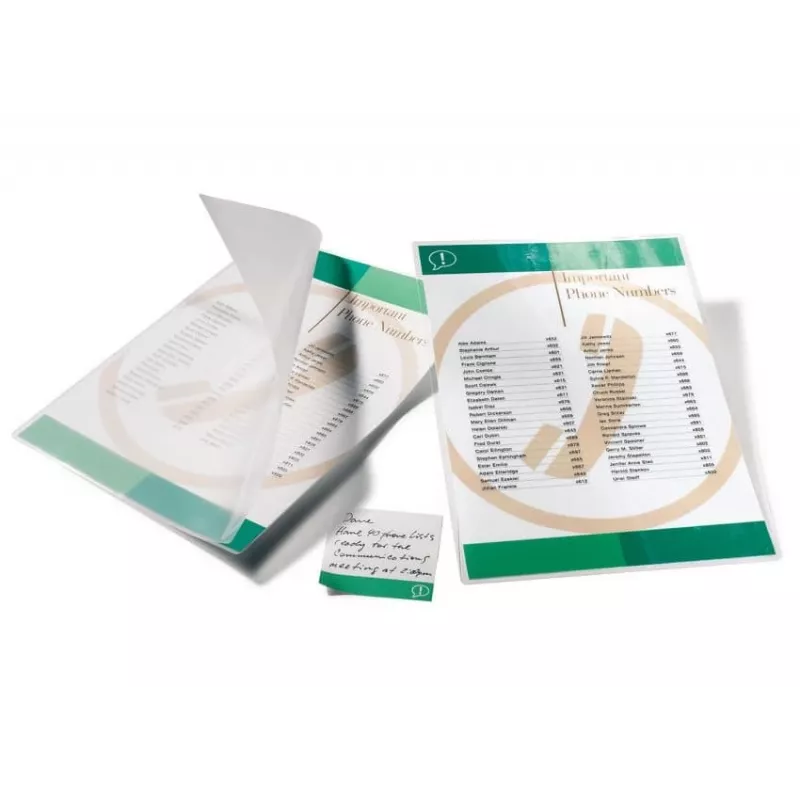 GBC Funda de laminar A4 High Speed 100 micras, brillante, transparente, A4, 0,2 mm, 216 mm, 303 mm