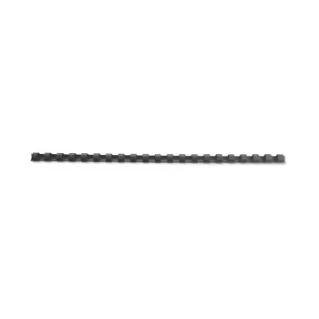 GBC Lomo de encuadernar CombBind 8 mm A4 21R, negro, 45 hojas, policloruro de vinilo (PVC), A4, 8 mm, 240 g