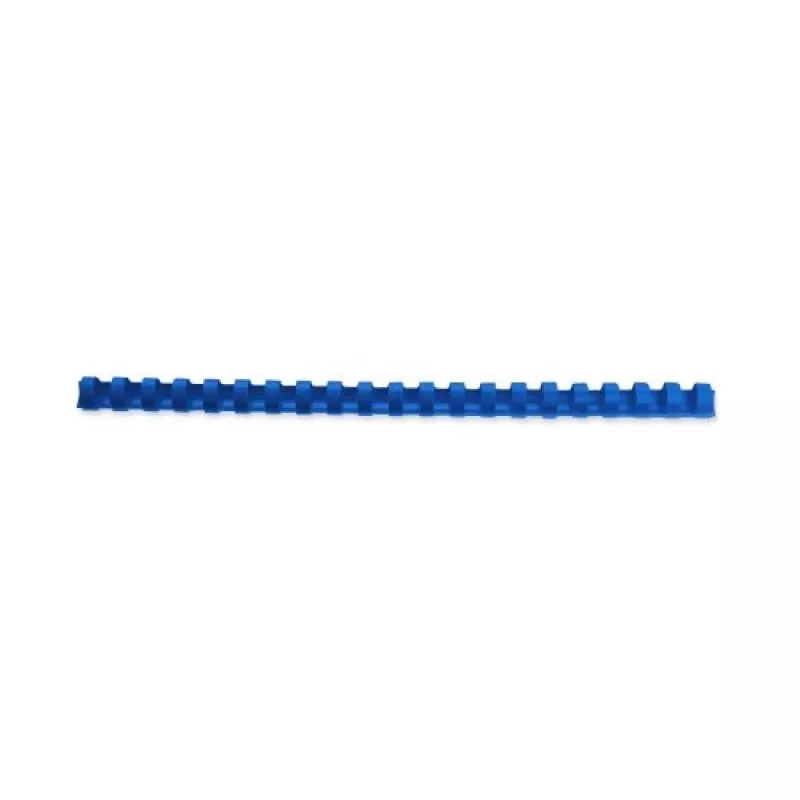 GBC Peines de encuadernar CombBind 6 mm A4 21R, azul, 25 hojas, policloruro de vinilo (PVC), A4, 100 uds.