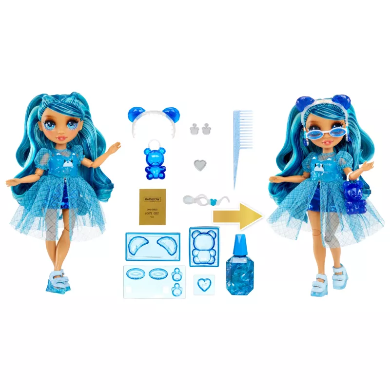 Muñeca de moda Rainbow High Creative Crystals - Skyler