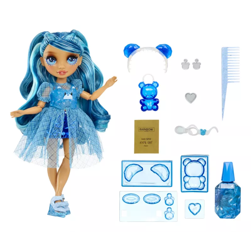 Muñeca de moda Rainbow High Creative Crystals - Skyler