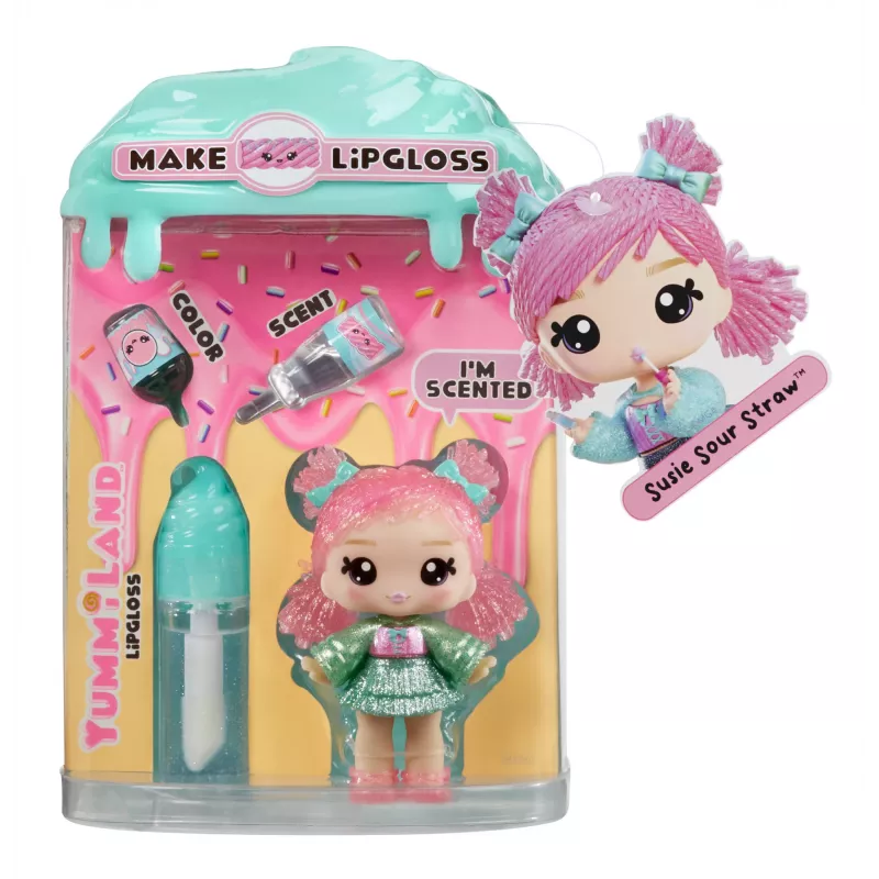 Muñeca Yummiland Lip Gloss MGA Entertainment Serie 2 - Lakritz (Susie Sour Straw)