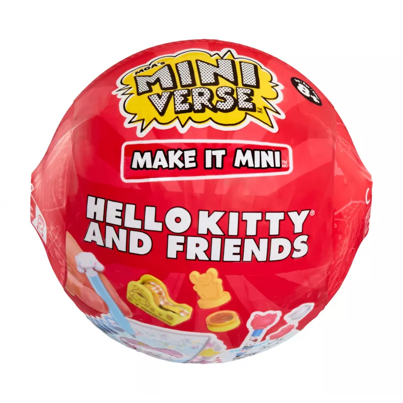 Miniverse Make It Mini Hello Kitty and Friends Serie 3, 8 años, Hello Kitty, multicolor, plástico, resina