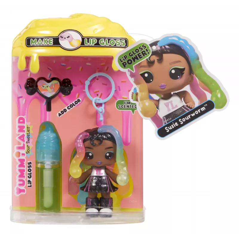 Muñeca Yummiland Lip Gloss MGA Entertainment Sour Sweeties - Sasha Sourworms