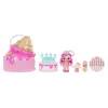 MGA Entertainment Yummiland Beauty Bag Playset + muñeca Lip Gloss - Ice Cream Beauty Bag