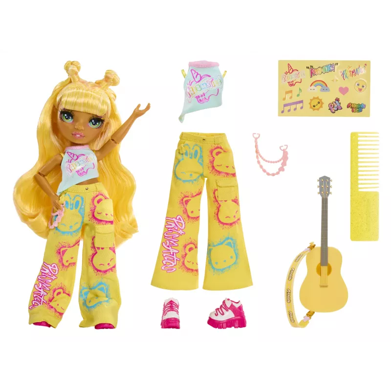 Muñecas de moda Rainbow High Junior High Jr High Rockband - Sunny