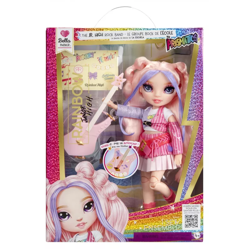 Muñecas de moda Rainbow High Jr High Rockband - Bella, muñeca de moda, femenino, 4 año(s), niño/niña, multicolor