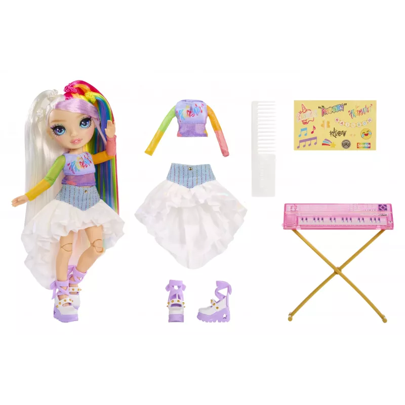Muñecas de moda Rainbow High Jr High Rockband - Amaya, muñeca de moda, femenino, 4 año(s), niño/niña, multicolor