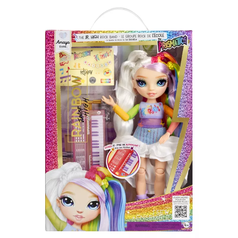 Muñecas de moda Rainbow High Jr High Rockband - Amaya, muñeca de moda, femenino, 4 año(s), niño/niña, multicolor