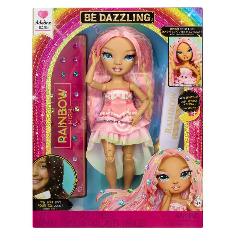 Muñecas de moda Rainbow High Be Dazzling - Adeline Rose (rosa)