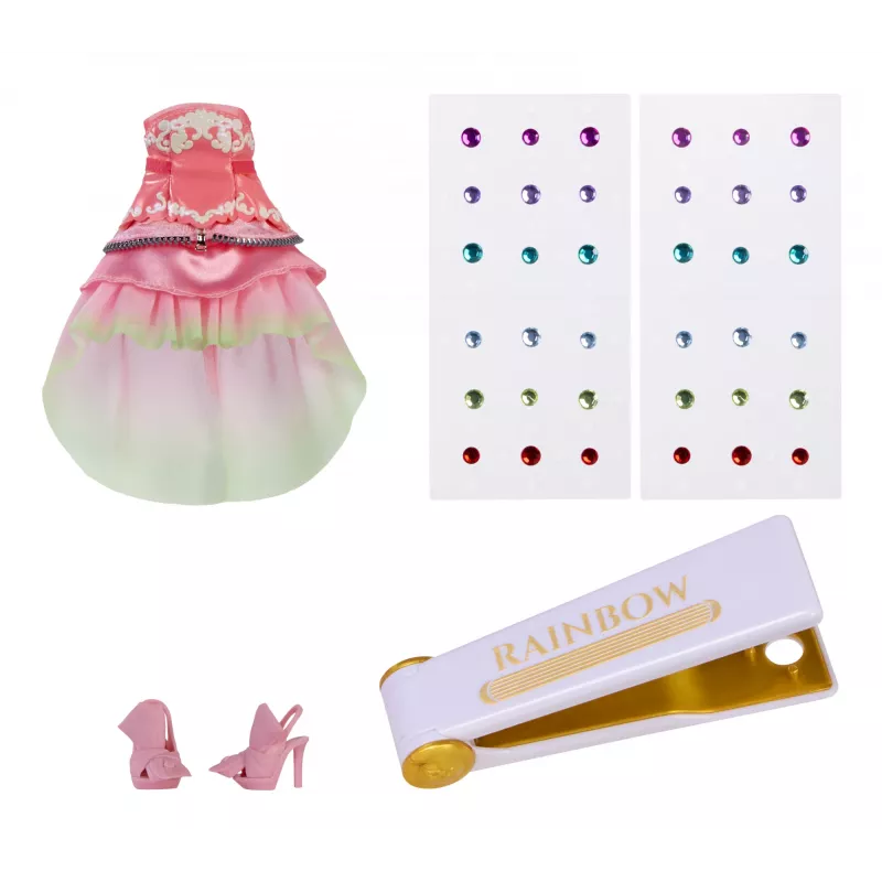 Muñecas de moda Rainbow High Be Dazzling - Adeline Rose (rosa)