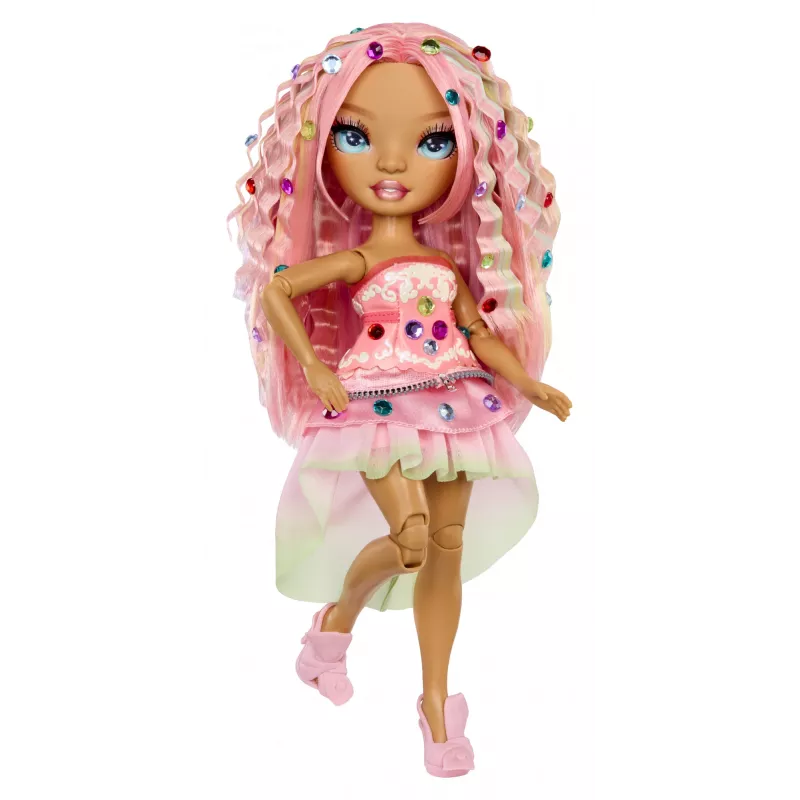 Muñecas de moda Rainbow High Be Dazzling - Adeline Rose (rosa)