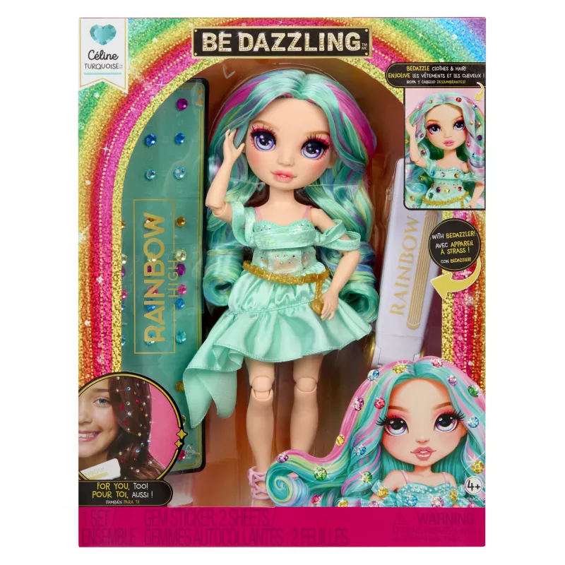 Muñecas de moda Rainbow High Be Dazzling - Celine Türkis (turquesa)