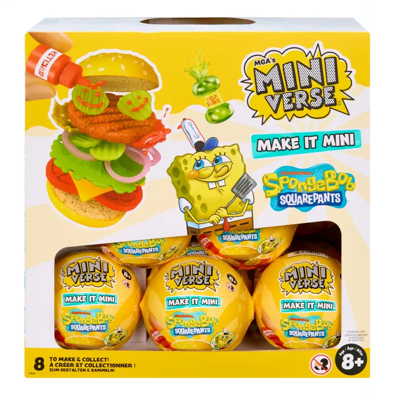 Miniverse Make It Mini SpongeBob SquarePants, 8 años, multicolor