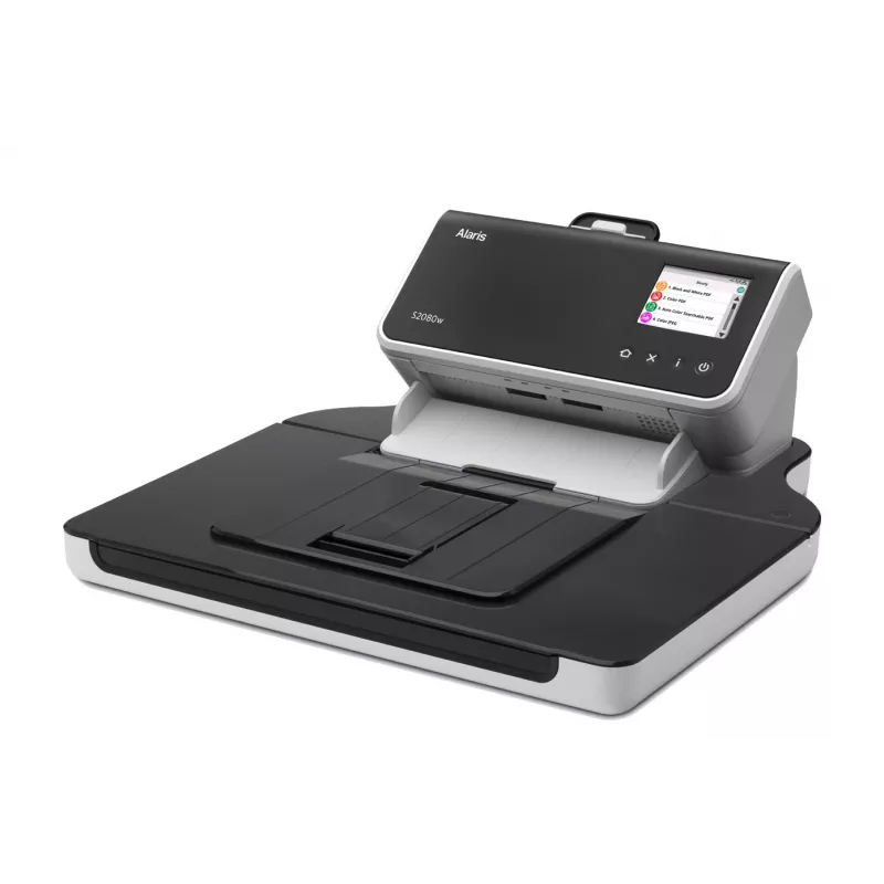 Accesorio de cristal plano A4/Legal integrado Alaris, negro, 1 unidad