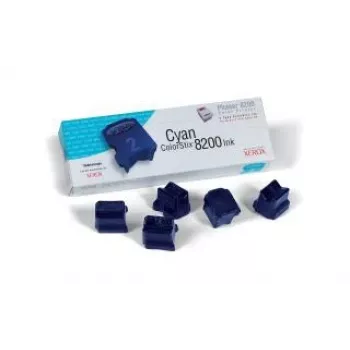 Xerox GENUINE 5 cian COLORSTIX 8200 INK Ink-Stick