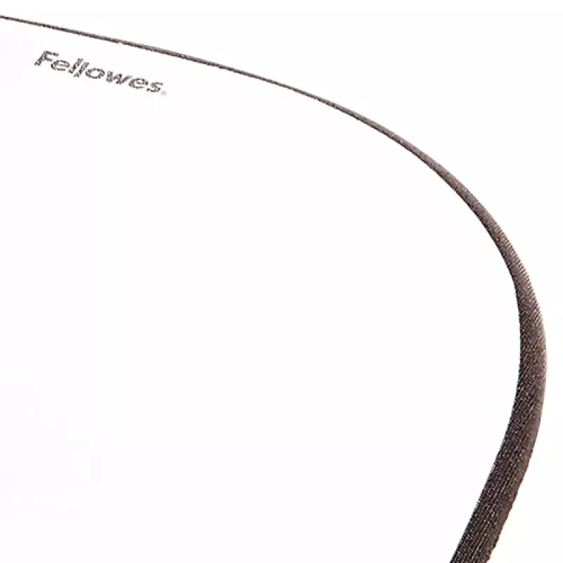 Fellowes Mouse Mat Wrist Support - Alfombrilla de ratón con reposamuñecas de espuma viscoelástica - Alfombrilla de ratón ergonómica para ordenador, portátil, teletrabajo - Compatible con ratones láser y ópticos - Plata